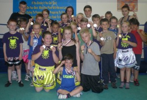 World Champion & Coach Jade Munro with some of the K.9 Fight Team that took part