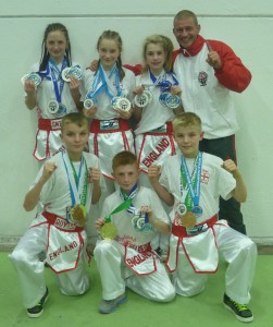 K.9's England reps with their medal haul