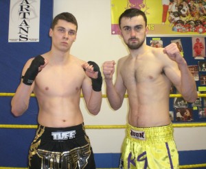 L-R WinnersTeam Noguiera's Modestas Andrijakaus and K.9 Fight team's Danny Mitchell