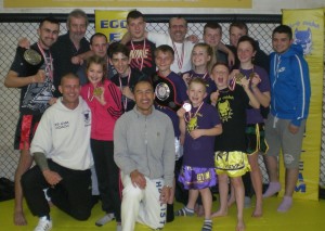 All Conquering K.9 Fight Team with their coaches