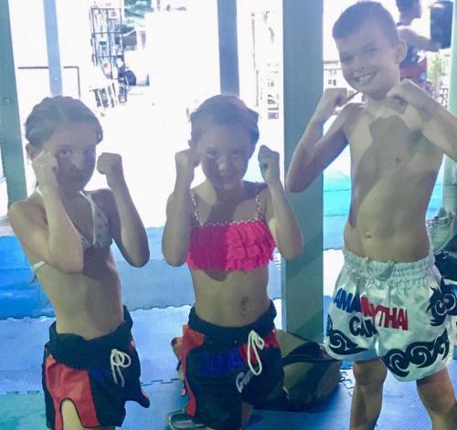 K9 Kids training at WMC Gym Koh Samui Thailand